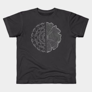 Tree of Life - Grayscale Kids T-Shirt